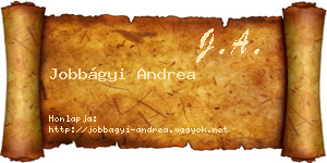 Jobbágyi Andrea névjegykártya